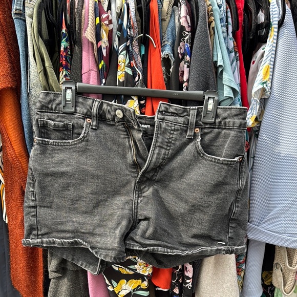 Old Navy Pants - Old Navy Women's Black Denim Shorts